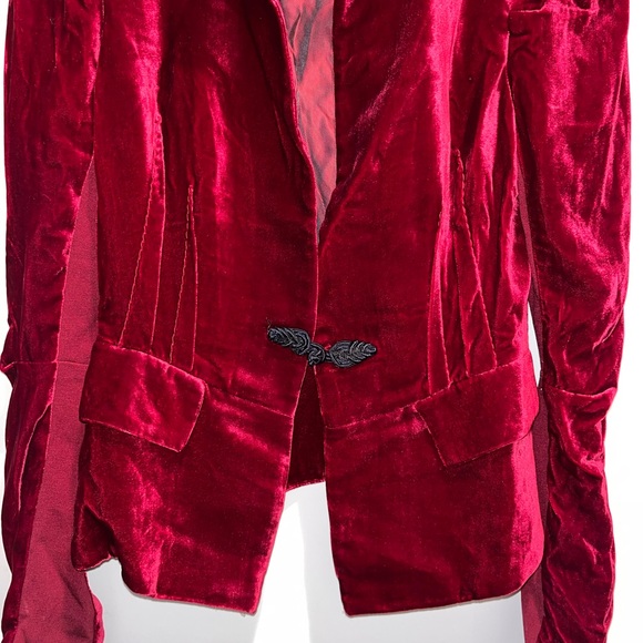 Red Velvet Jacket - Picture 2 of 12